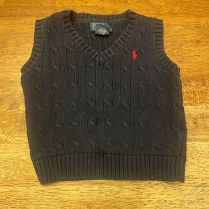 Ralph Lauren  navy sweater vest 24 months